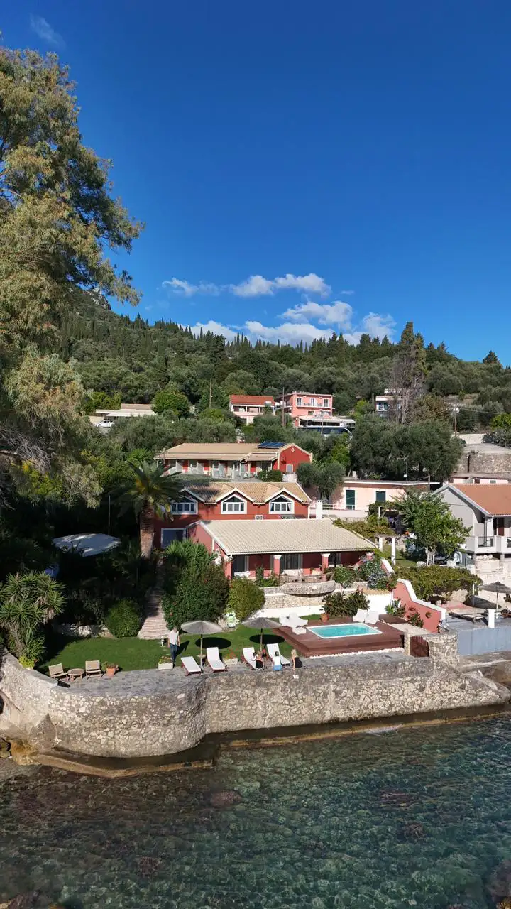 Yiannis Beach Front Villa Corfu