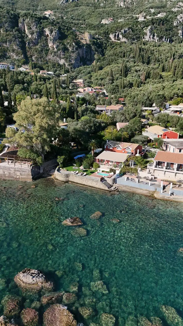 Yiannis Beach Front Villa Corfu